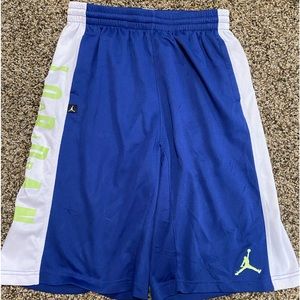 Navy Blue and White Sport Shorts